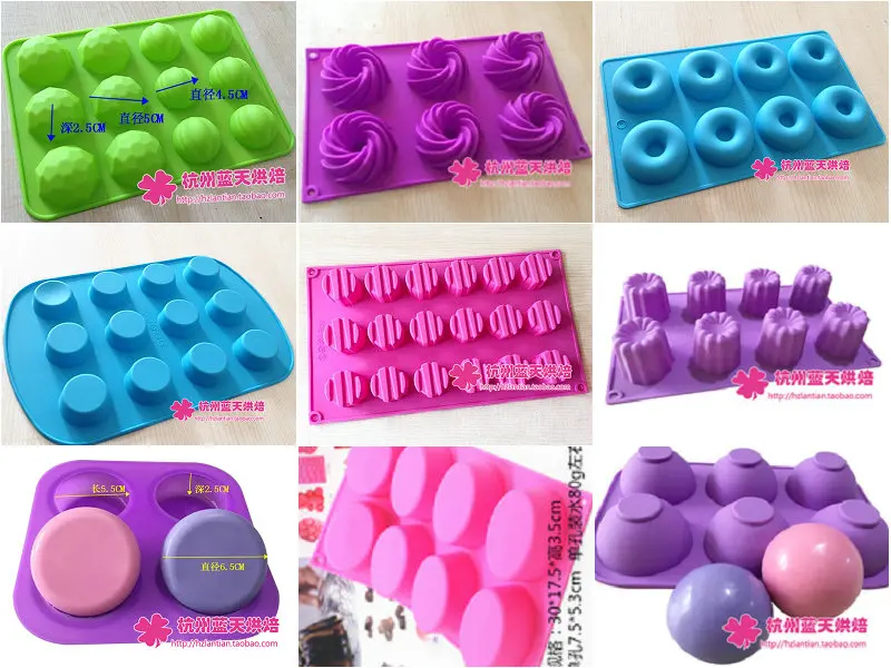 Buy 1pcs Silicone chocolate mould donut
