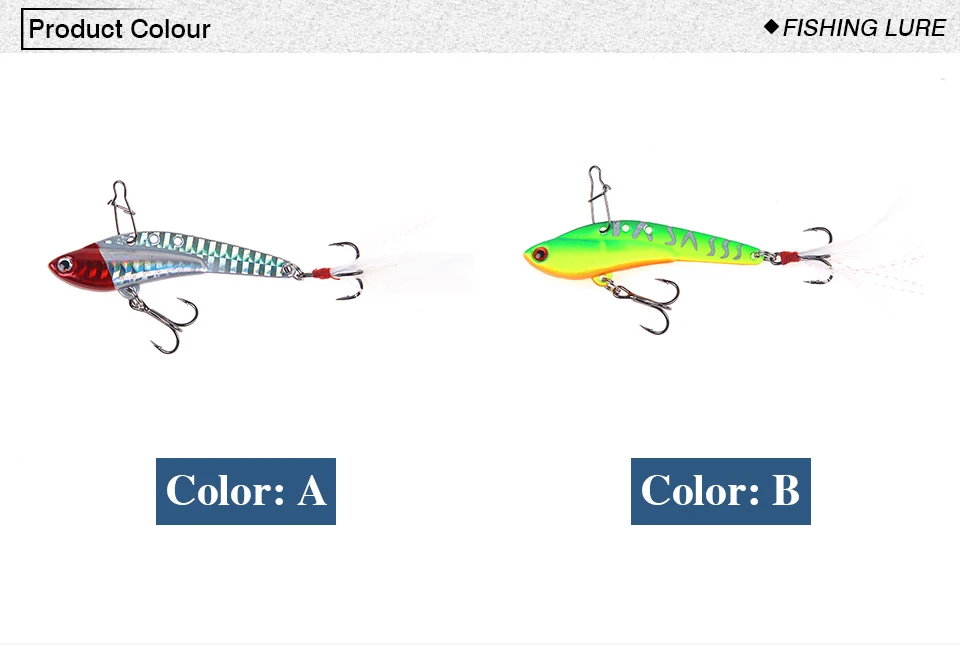 1 шт. Металлические VIB рыболовные приманки яркие вибрации ложка приманка рыболовная приманка на окуня искусственная твердая приманка VIB приманка 3D глаза свинцовая приманка