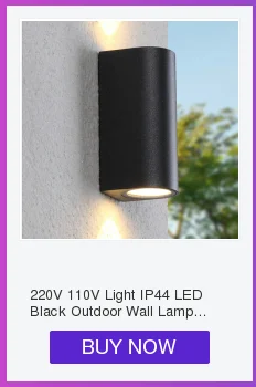 220 В 110 В вверх вниз светильник IP65 светодиодный наружный светильник ing настенный светильник наружный водонепроницаемый для наружной крыльца ворота балкон сад веранда