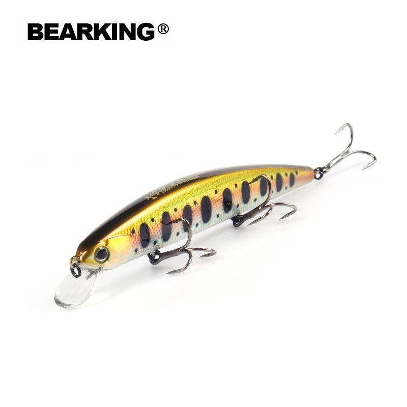 

Bearking Bk17-D130 Fishing Lure 1PC 21g 130mm depth 1.8M Artificial Bait Wobbler Minnow Fishing Lure 3 BKK Hooks Fishing Tackle