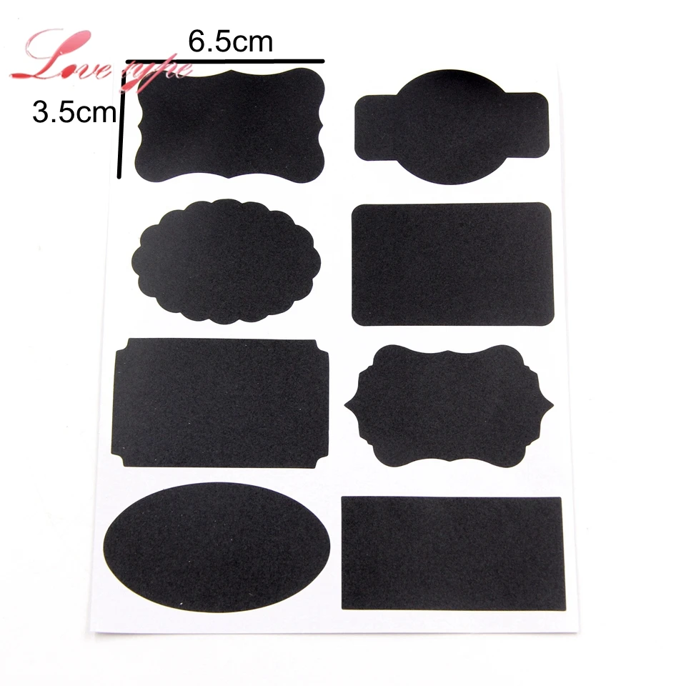 40PCS/Lot Blackboard Sticker Craft Kitchen Jar Organizer Labels Chalk Board DIY For Home Kids Room Wall Cup Decorative Sticker 40PCS/Lot Blackboard Sticker Craft Kitchen Jar Organizer Labels Chalk Board DIY For Home Kids Room Wall Cup Decorative Sticker