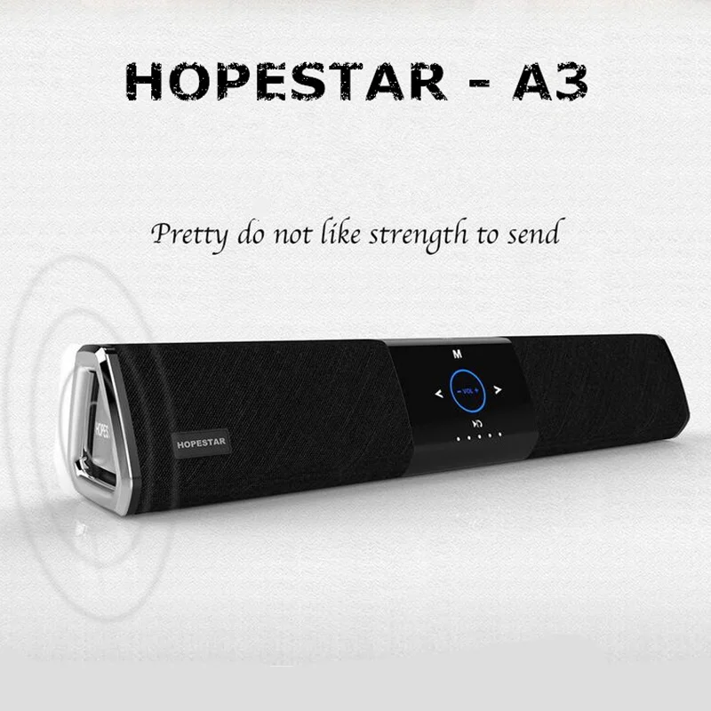 HOPESTAR 20 W Беспроводной bluetooth динамик Саундбар колонки с двумя Динамик 2400 mAh