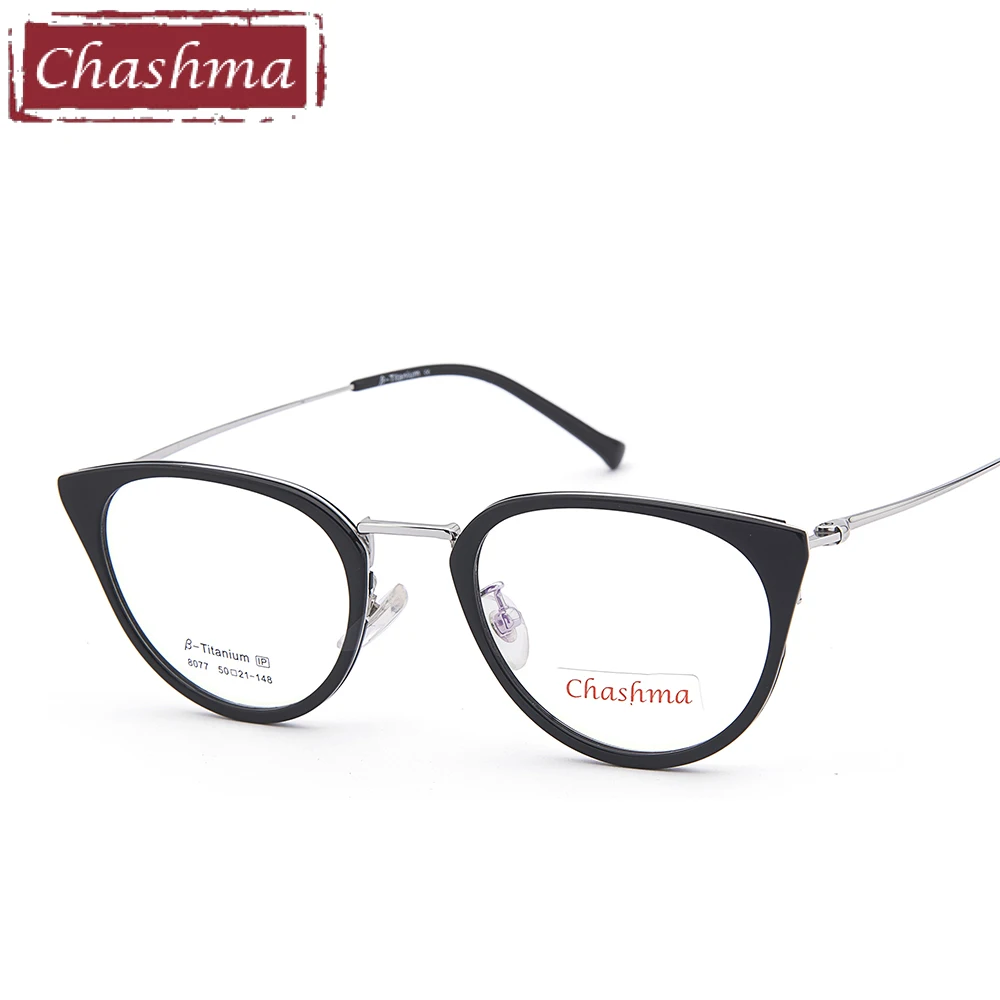 Брендовые высококачественные женские очки Chashma кошачий Глаз Модные маленькие с