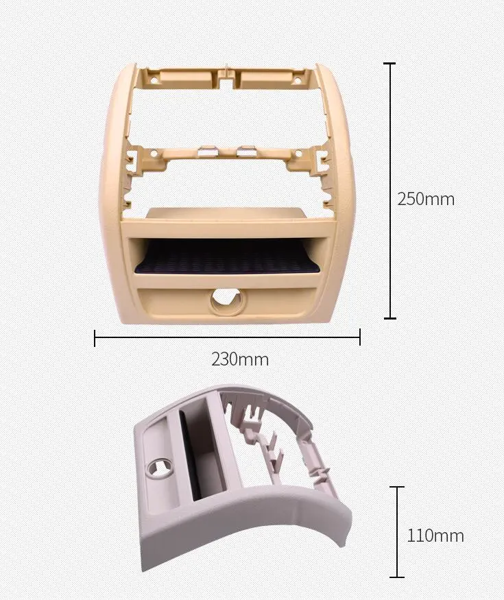 1xcar кондиционер сзади центральной консоли рамки Накладка для BMW 5 серии F10 F11 F18 523i 525i 525d 528i 530i 530d 2010