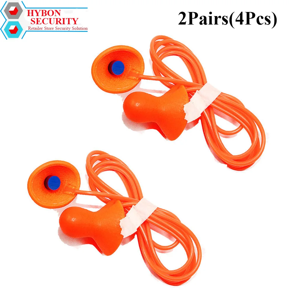 2Pairs(4pcs) Waterproof Ears Plugs Noise Reduction Ear Protection Sleep