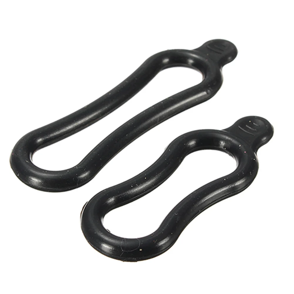 Excellent 2pcs Rubber Ring Bicycles Handbar Light Holding Band Holder For Bike LED Headlight Headlamp Fixing Parts 3