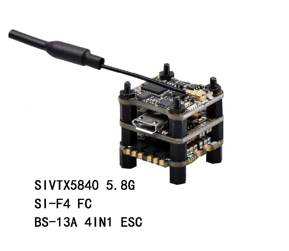 Flytower SIF4 F4 полета Управление w/BEC 2A ESC BS-13A 13A 2-4S 4IN1 ESC+ SIVTX-5840 25/100/200 мВт Передатчик серверный компьютером с экранным меню настройки