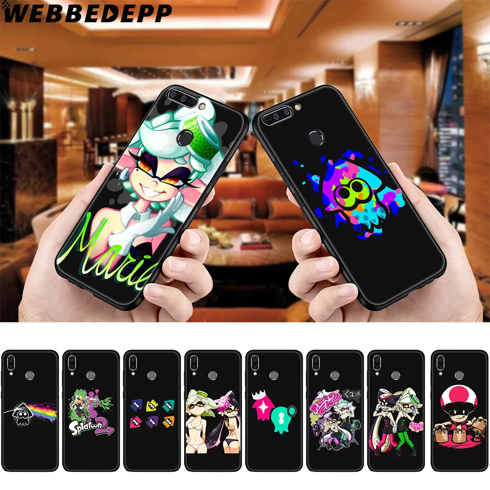 Мягкий чехол Splatoon 2 Mushroom Girl Для Huawei P8 P9 P10 P20 P30 Lite Pro P Smart Z Plus 2019 Y6 Prime 2018 2017 Mini |