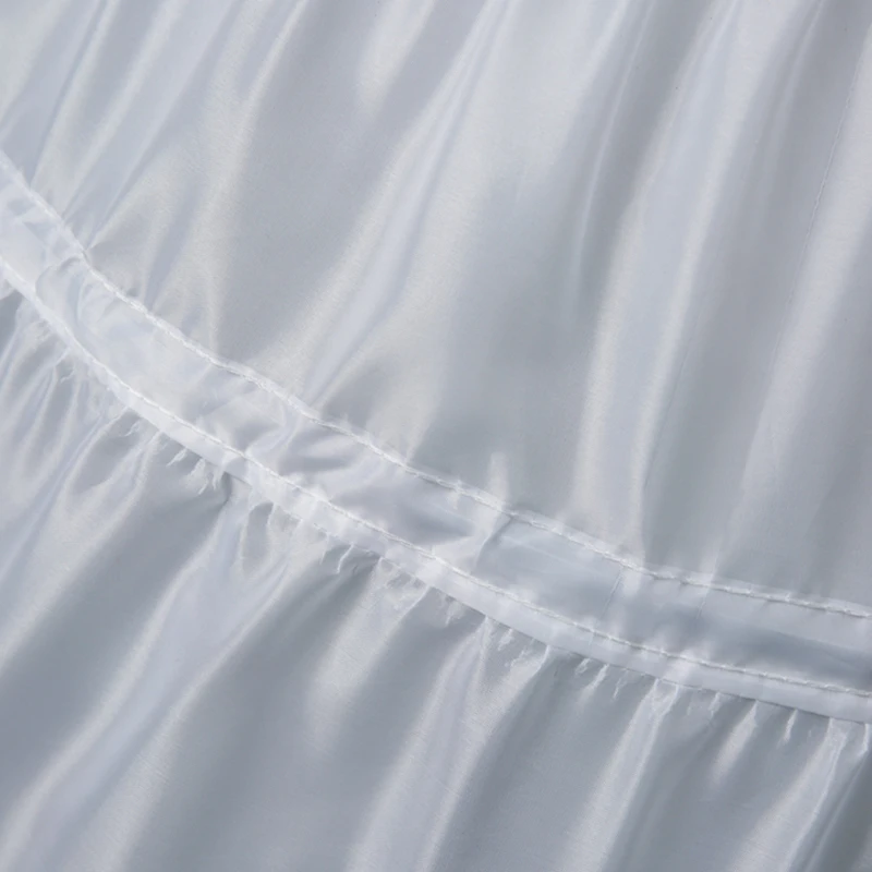 In Stock 3 Hoops One Layer 2019 White A-Line Flower Girl Dress Petticoat Kid Crinoline Underskirt Wedding Accessories