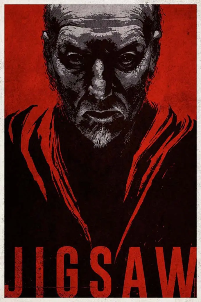 Home Decor JIGSAW Horror Movie 1017-Silk Art Poster Wall Sicker Decoration Gift