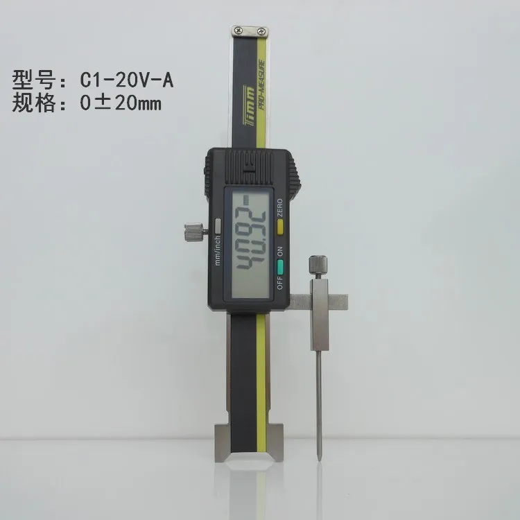 High precision digital step gap caliper face Height gauge 0 40mm LCD