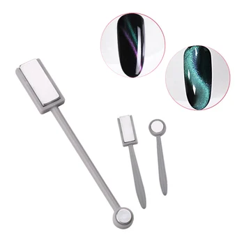 

1Pc Cat Eye Magnet Stick Nail Tool 3D Effect Strong Magnetic Slice for UV Gel Nail Gel Polish Varnish Manicure Nail Art Tool