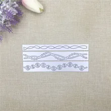 Julyarts New Customized Carbon steel Die Lace Frame Cutting Dies Scrapbooking Embossing DIY Card Decorative diy embossed carbon steel cutting die