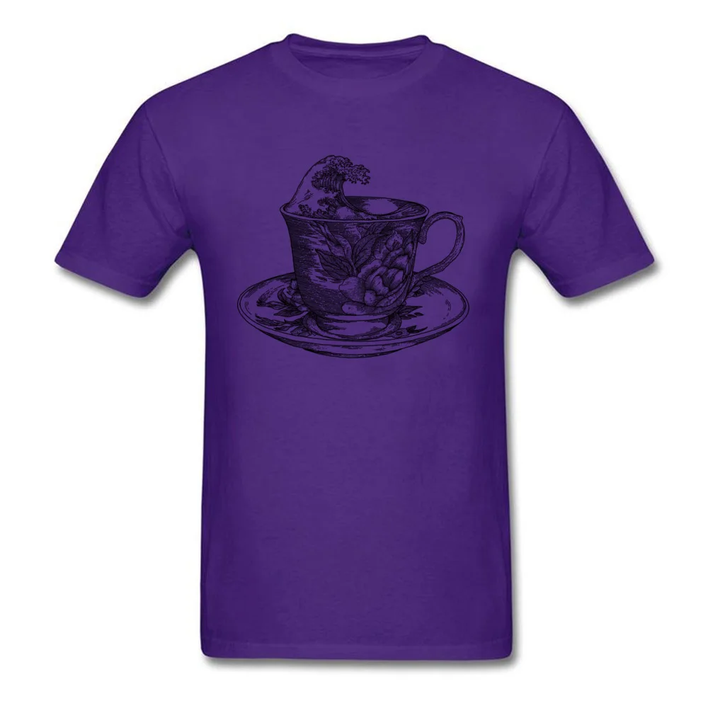 classic cup of coffee and the oriental wave_purple