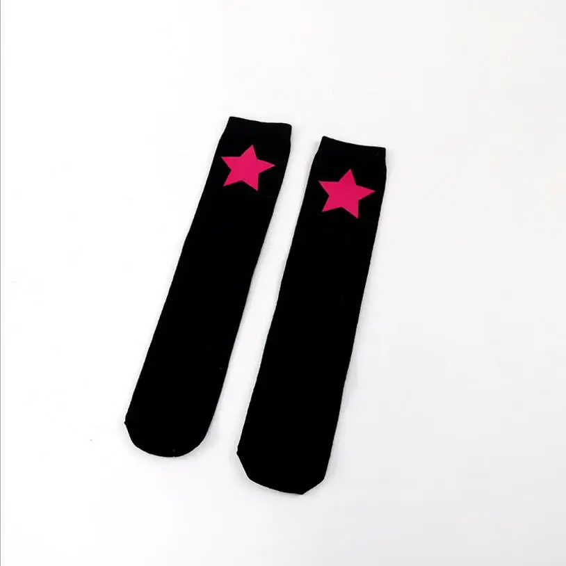 Kids Knee High Socks School White Socks Skate Children Baby Long Tube Leg Warm Girls Boys Football Stripes Cotton Sports - Цвет: kids Socks 9