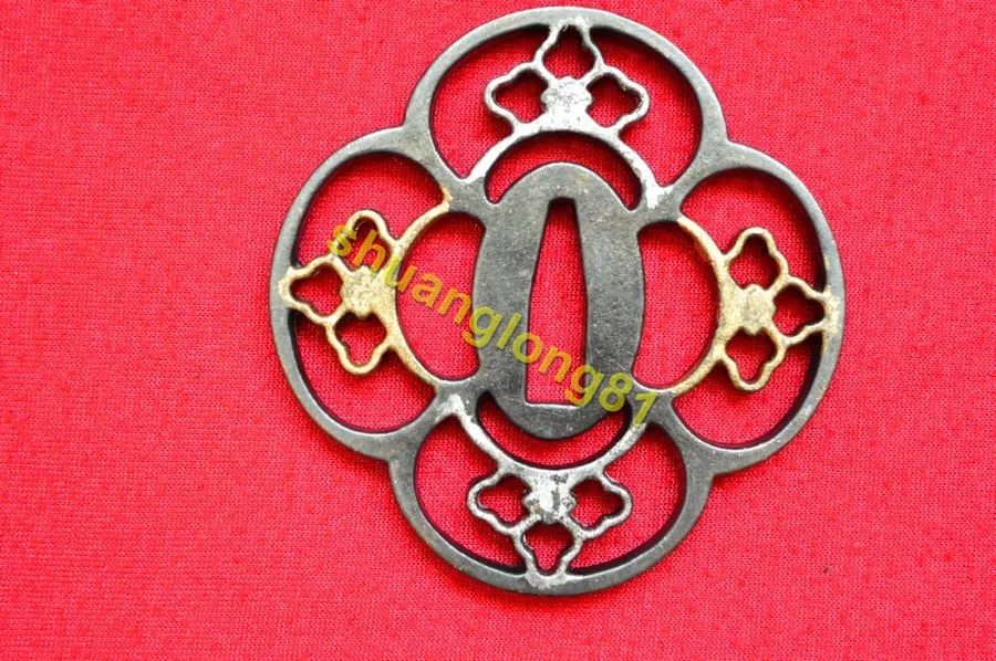 Beautiful Japanese Guard Tsuba For Samurai Katana Sword Guard Wakizashi HandMade Alloyin Swords
