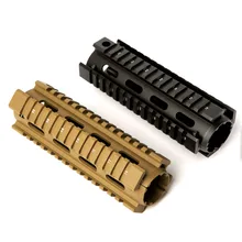 6,7 дюймов AR15 M4 Carbine Handguard страйкбол AR-15 RIS drop-in Quad Rail Mount Tactical Free Float Picatinny Handguard