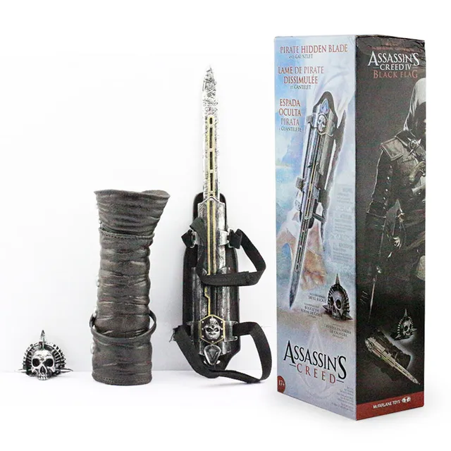 Neca Ins Creed 4 Four Black Flag Pirate Hidden Blade Edward Neca Ins Creed 4 Four Black Flag Pirate Hidden Blade Edward Kenway Sharp Dresser Cosplay Toy