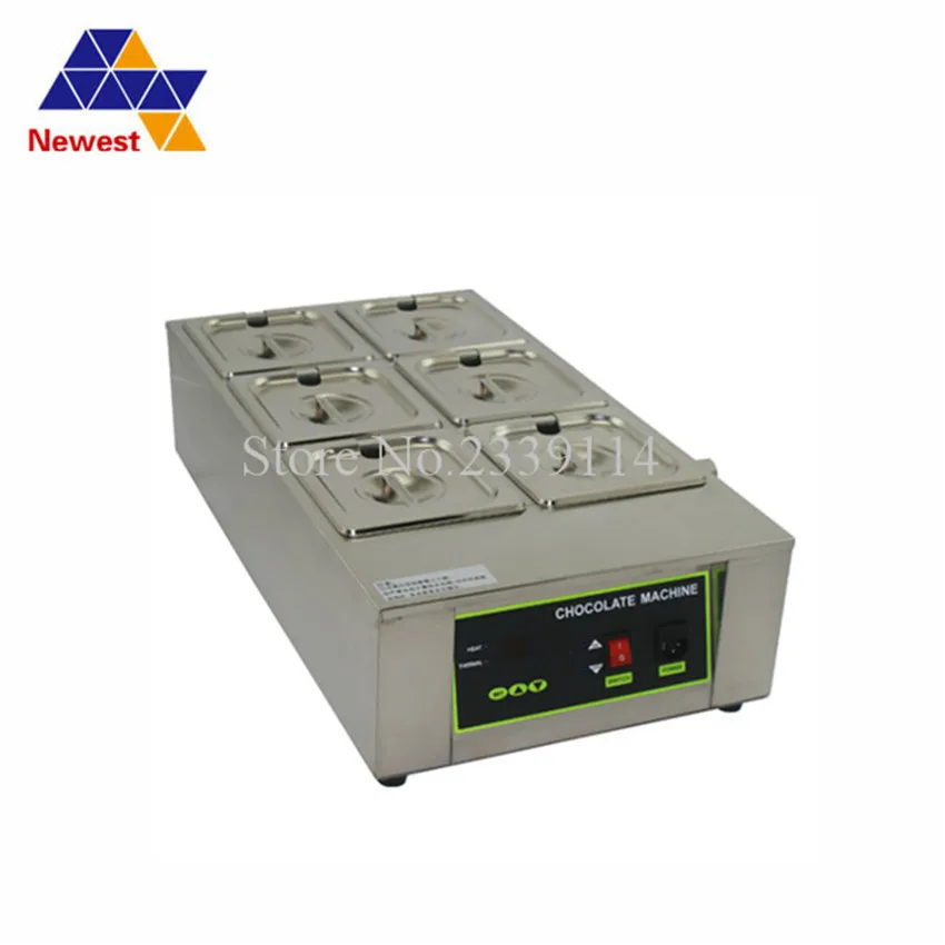 

Chocolate melting machine tabletop chocolate warmer melter making equipment enrobing machinery with 1 to6 tanks