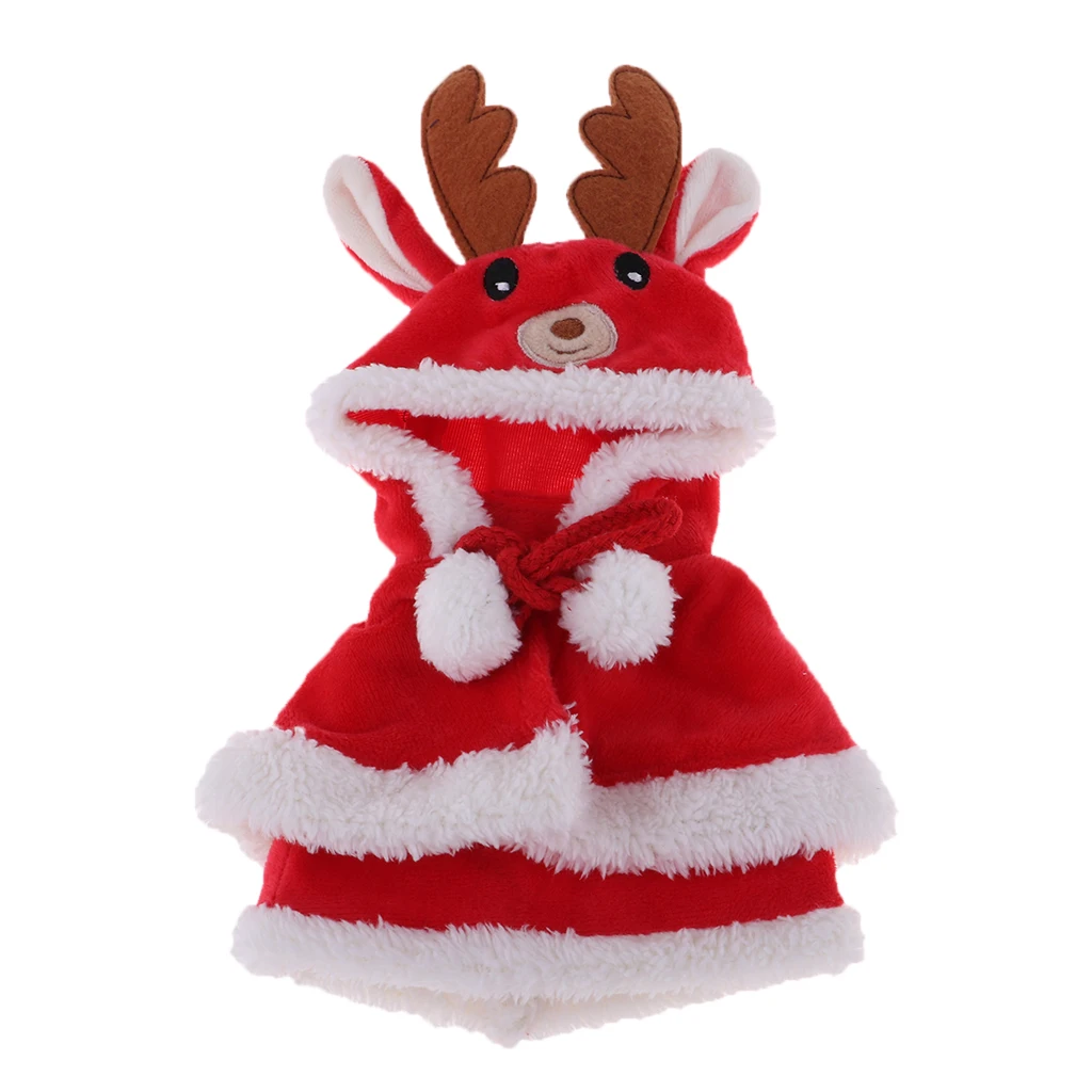 Lovely Reborn Doll Clothes Festival Garment Cartoon Cloak Sleeveless Dress Shoes For Mellchan Baby Doll Dress-up Accessory
