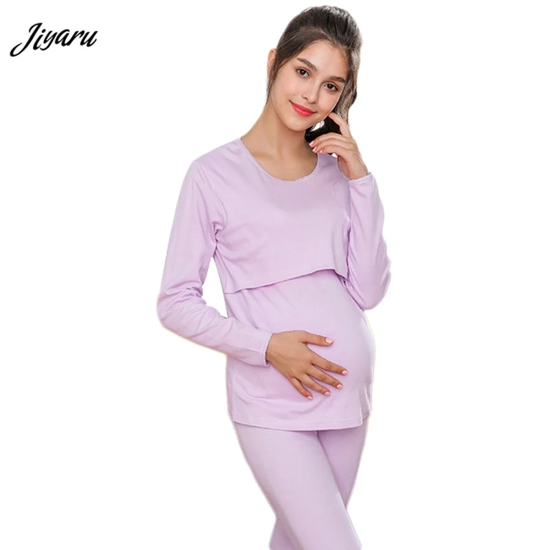 Hot Selling Maternity Long Sleeve Pregnancy Sleepwear Pregnant Winter