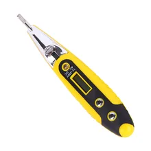 Горячий Электрический тестер напряжения цифровой детектор прочный светодиодный индикатор экрана XJS789