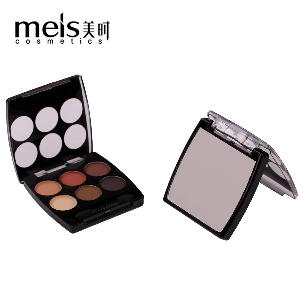 

MEIS Arrival Charming Eye shadow 6 Color Eyeshadow Palette Make up Palette Matte Pigmented EyeShadow Powder Fashion Color 0619