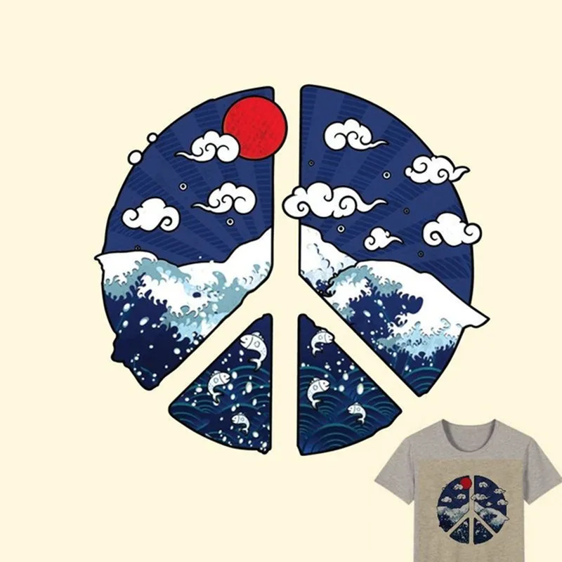 

Japan Anime Patches Iron On Patches A-level Heat Transfer Pyrography Stickers For DIY T-Shirt Clothing Decoration Printing