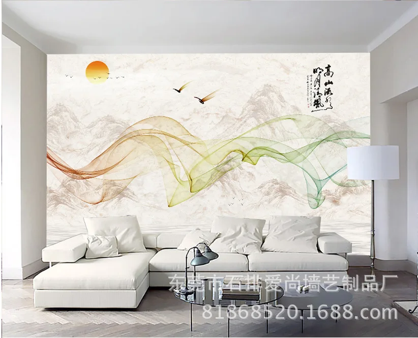 

Custom 3D mural wallpaper wall Aestheticism dream abstraction painting forest TV sofa bed back baby living room bedroom