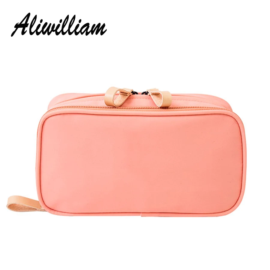Professional font b Women b font Cosmetic font b Bag b font High Quality Double Layer