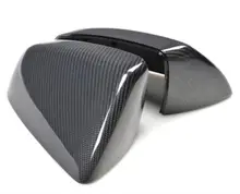 Full Replacement Carbon Fiber Car Rear Side Trunk Mirror Rearview Cover Trim For Cadillac SRX 2010 2011 2012 2013 2014 2015 2016
