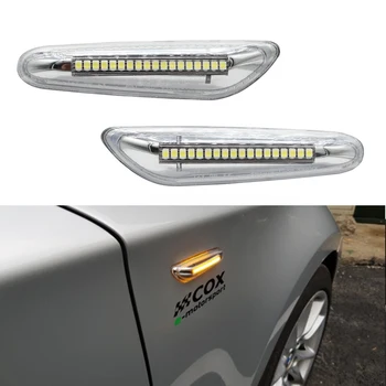 

2PCS/LOT E87 E88 E92 E93 X1 E84 X3 E83 X5 E53 LED side Marker light Turn signal lamp for BMW E46 E36 E90 E91 E60 E61 E81 E82