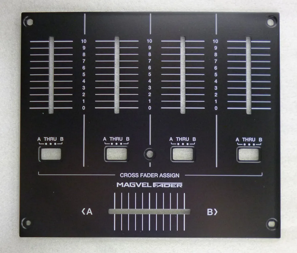 [BELLA] Оригинальный DJM-900NXS2 смеситель фейдер черный Железная панель Вертикальная доска для резки, большой/маленький, буфер обмена DNB1248 DAH3125