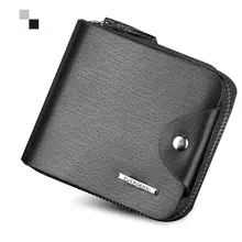 2015 Nouveau Hommes Marque Petite Fermeture Éclair Portefeuilles Célèbre Marque Hommes En Cuir Véritable Portefeuille Sacs À Main Multifonctionnel Hommes Portefeuille porte-Cartes