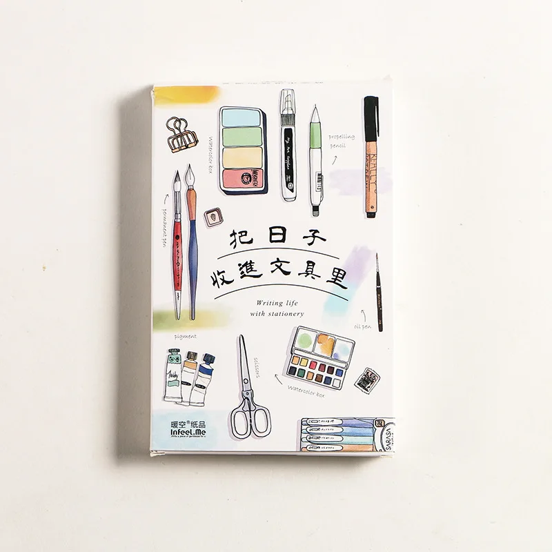 

30sheets/LOT Writing life with stationery Postcard /Greeting Card/Wish Card/Christmas and New Year gifts cards