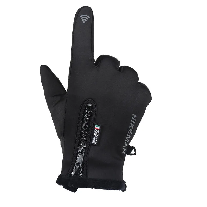 Windproof Bike Gloves Winter Thermal Warm Full Finger Cycling Glove Screen Touch screen riding gloves #2n16 (6)