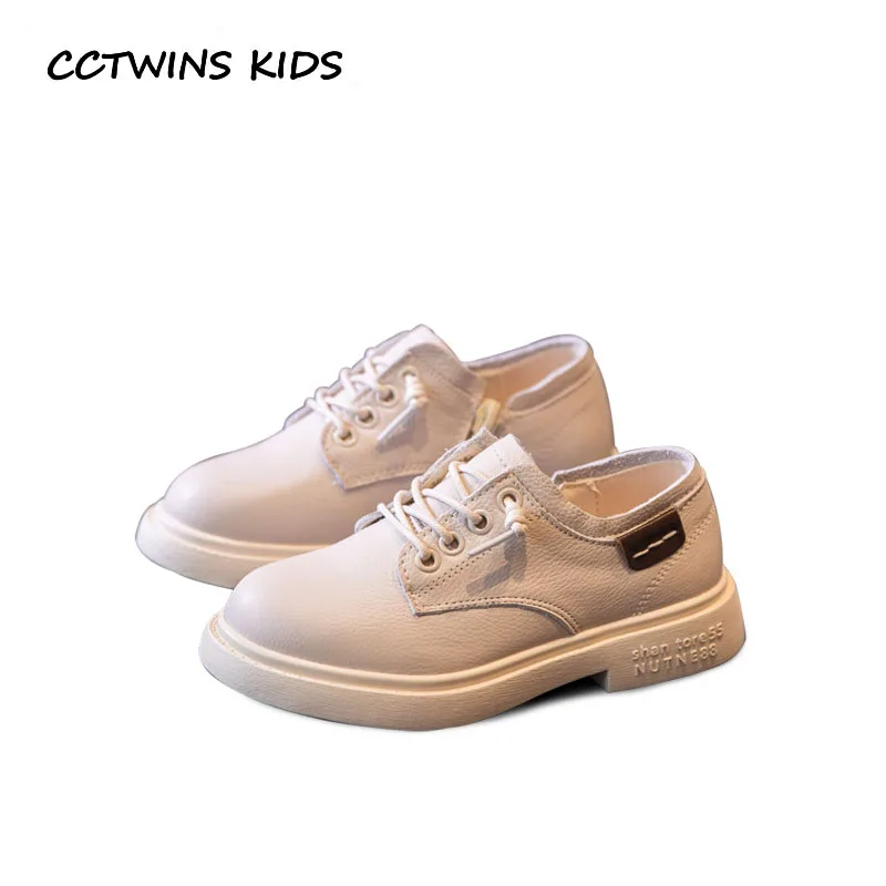 

CCTWINS Kids Shoes 2019 Spring Children Genuine Leather Shoe Babys Boys Brand Flat Girls Fashion Oxford GX1994