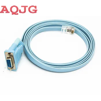 

6FT Network RJ45 to RS232 COM Port Serial DB9 Female Router Console Cable Adapter Forcisco Huawei Router COM AQJG