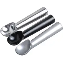 Кухонный роскошный Металл антипригарный антифриз совок для мороженного ложка Черный ss1180