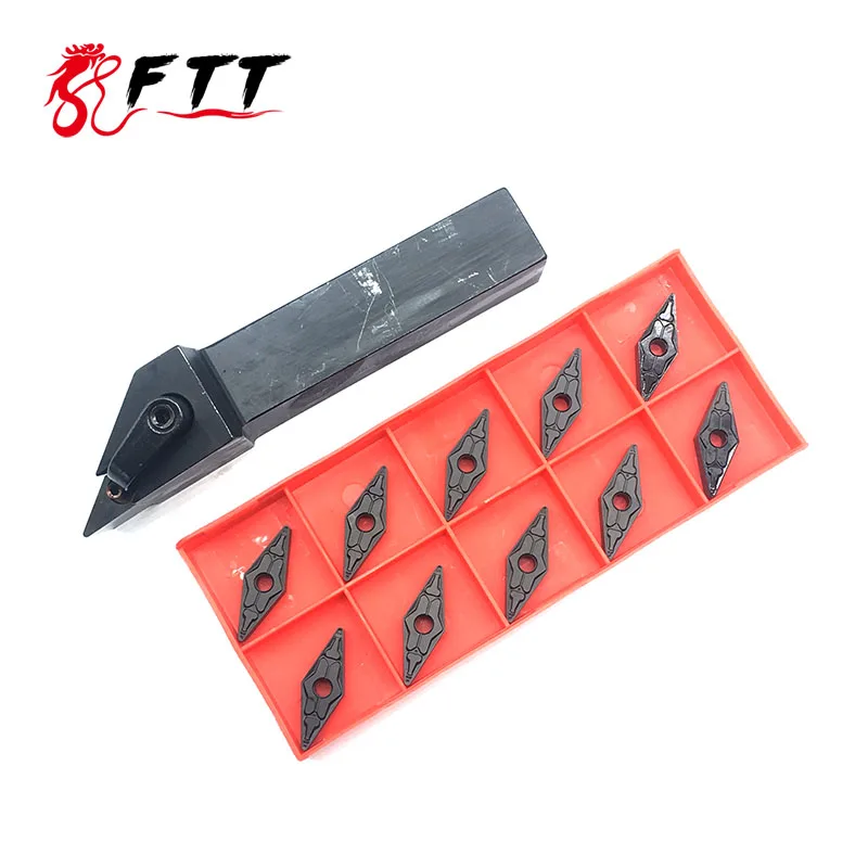 

1PC MVJNR1616K16 MVJNR2020K16 Turning holder +10PCS VNMG160408 TM LF9118 high quality carbide insert turning tools