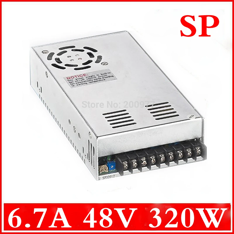 

SP-320W 48V 6.7A Single output with PFC power supply for LED Strip light