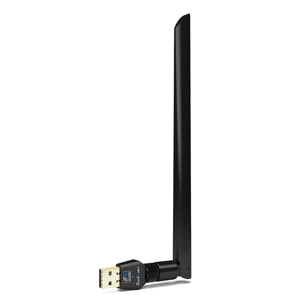 Беспроводной WiFi антенный адаптер TEROW AC600Mbps USB Wifi адаптер Wi-Fi сетевая карта Двухдиапазонная 2,4G 5GHz 802.11ac/b/g/n
