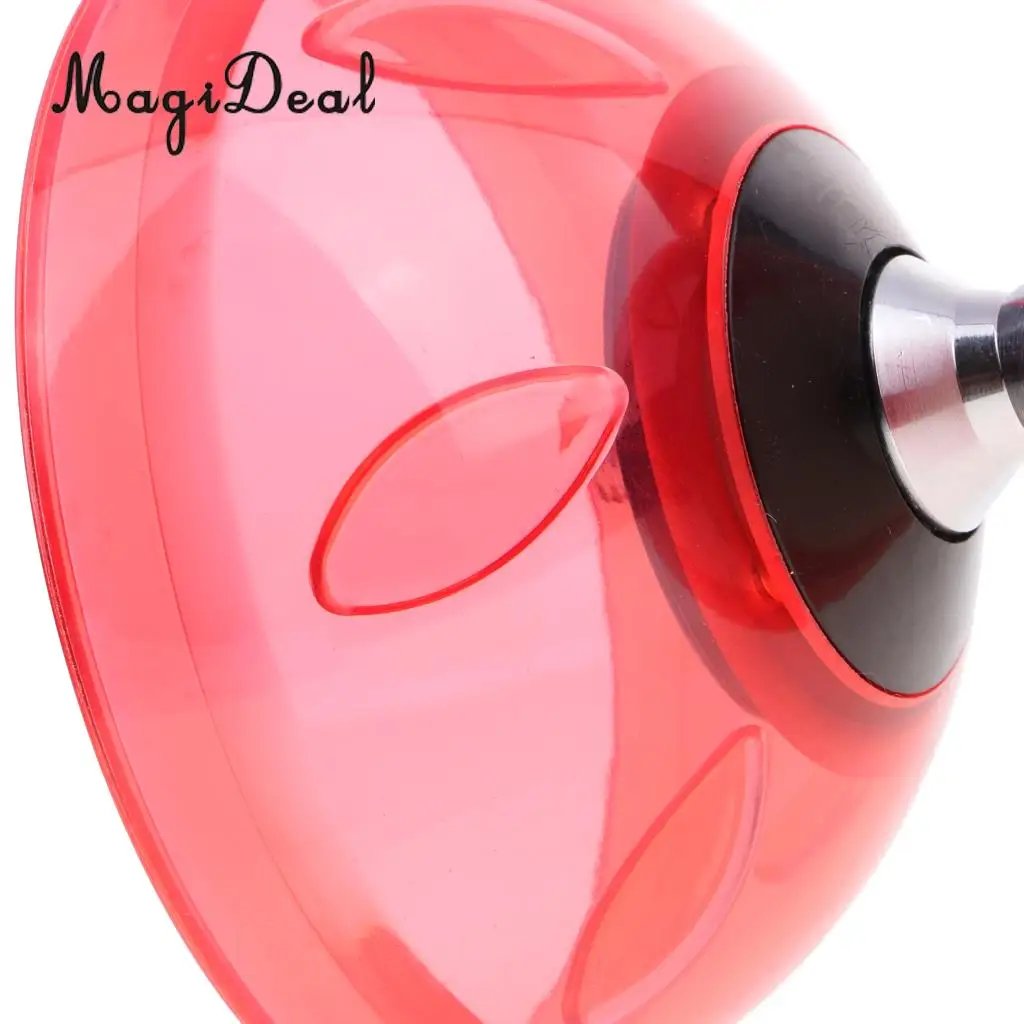 MagiDeal Triple Bearing Juggling Diabolo Toys with Sticks & String 13cm Diameter for Professionals Beginners Kids Adults 4Colors