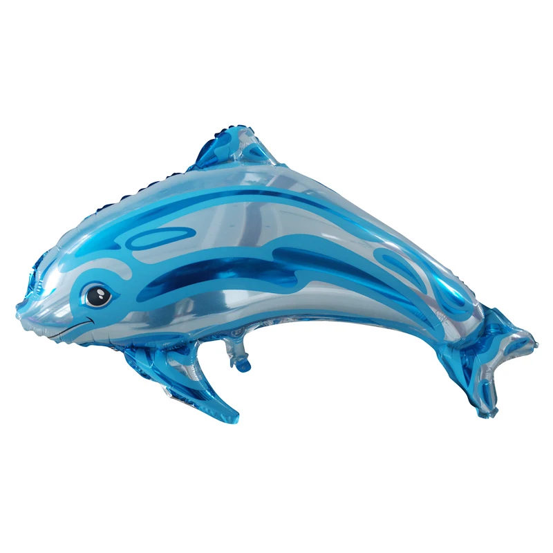 New 1pcs Large Pink Blue Dolphin Foil Balloon Birthday Party Wedding Deco FLT