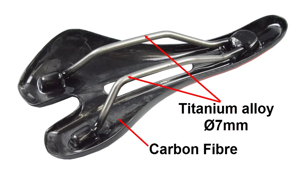 wacako углеродное дорожное велосипедное седло из титанового сплава с бантом для дороги/MTB горный велосипед Подушка на сидение седло Аксессуары для велосипеда