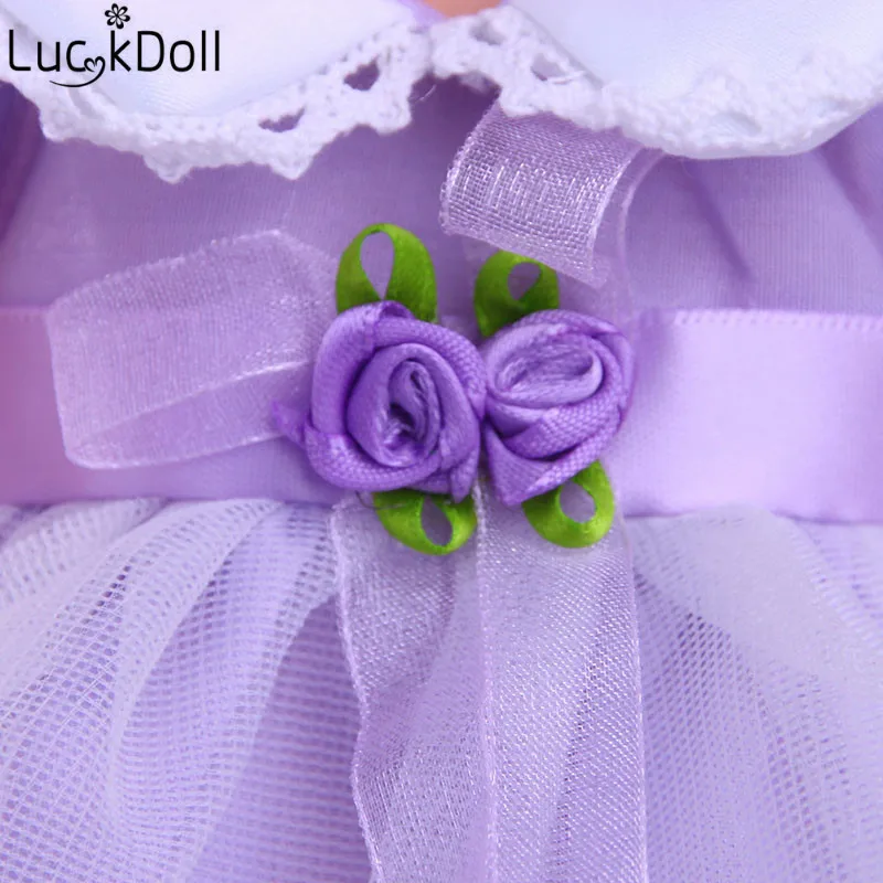 Luckdoll Модная кукла принцесса одежда подходит для 14,5 дюймов Wellie Wishers куклы аксессуары, игрушки для девочек, поколение, подарок на день рождения