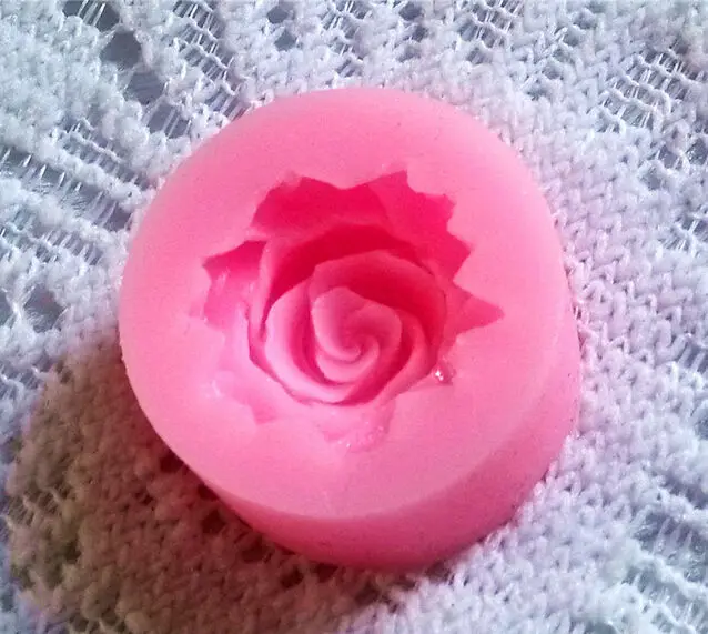 ANGRLY 3D цветок розы силиконовые формы помадка украшения торта шоколадное печенье мыло Fimo Полимерная глина смолы формы для выпечки Инструменты