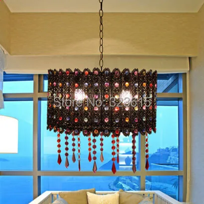 

Moroccan Exotic Chandelier Living Room Bedroom Study Restaurant Lamp Creative Romantic Chandelier
