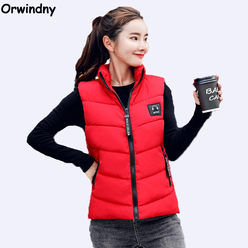 Orwindny 2018 Winter Vest For Women Sleeveless Winter Jacket Coat Plus