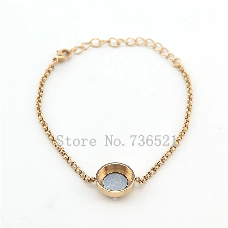 Lujo 21 cm nuevo cambio pulseras con cristal intercambiable Moneda de acero inoxidable joyería de la alta manera 4 unids/lote Lujo 21 cm nuevo cambio pulseras con cristal intercambiable Moneda de acero inoxidable joyería de la alta manera 4 unids/lote